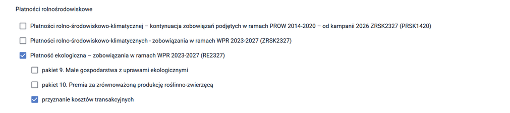 Płatności rolnośrodowiskowe Płatności rolnośrodowiskowe